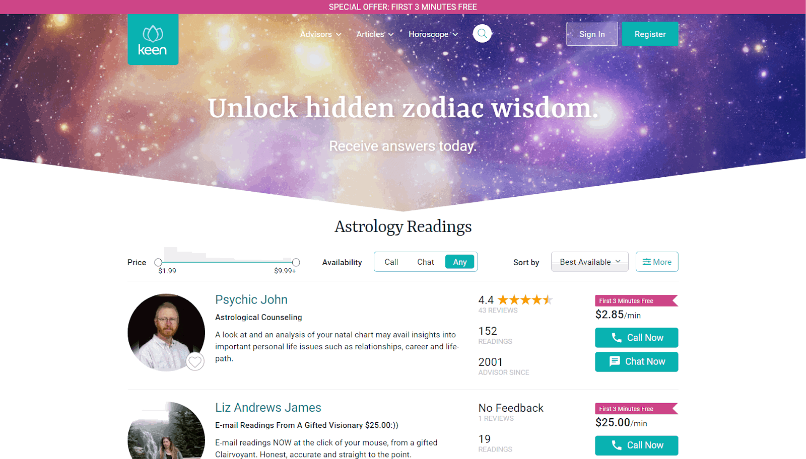 5 Best Astrology Reading Sites (2021) - Accurate Charts