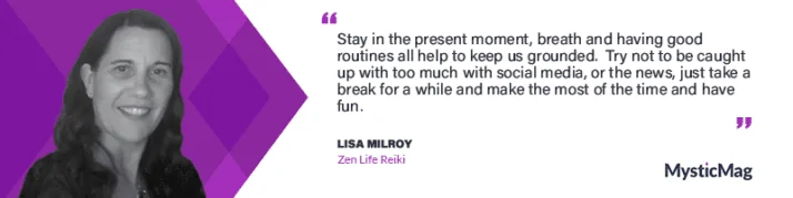 Using Reiki to find balance with Lisa Milroy