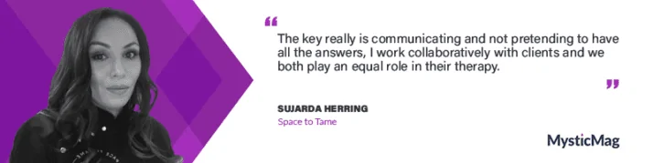 Mental health, personal development and well-being with Sujarda Herring