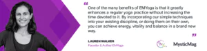 Lauren Walker on EMYoga