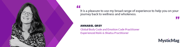 Meet Annabel Grey: Your Trusted Holistic Energy Healing Practitioner