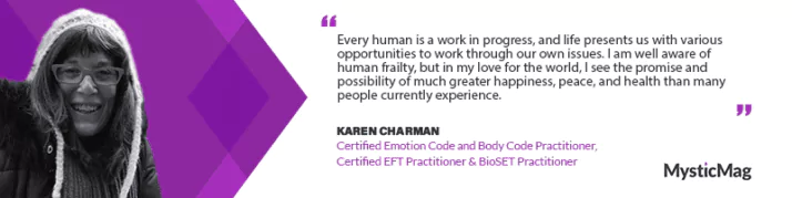 Harmonizing Hearts and Healing Minds - The Transformative Artistry of Karen Charman