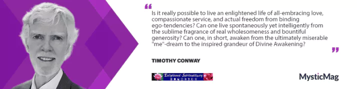 Timothy Conway on Spiritual Enlightenment