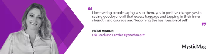 A Journey of Healing and Helping Others Shine - With Heidi March