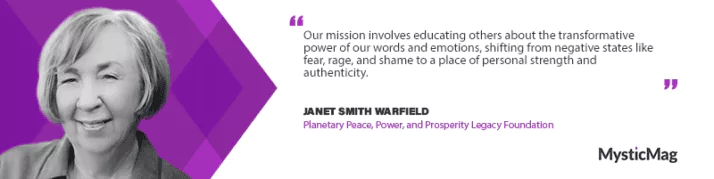 Empowering Global Change: Janet Smith Warfield’s Vision for Peace, Power, and Prosperity