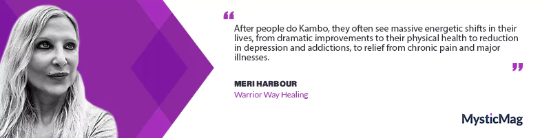 Reconnecting with Nature: Kambo Healing with Meri Harbour