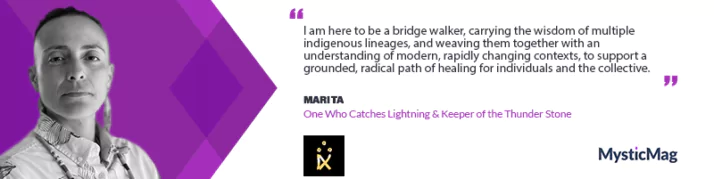 The Path of the Jaguar - Marita - One Who Catches Lightning & Keeper of the Thunder Stone