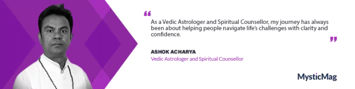 Finding Inner Peace with Vedic Astrology: Ashok Acharya’s Transformative Mission